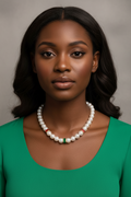Pearl Necklace and Bracelet Set